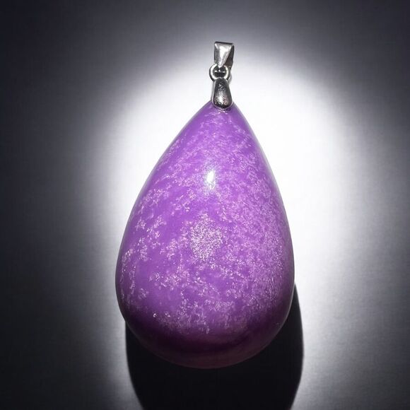 Phosphosiderite Crystal Pendant Silver 925 (#6)‎ - Picture 1 of 11